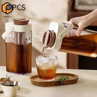 Cốc Cold Brew 1L + Bình Nước Đun Nước Chanh Nóng Có Nắp, Dùng cho Trà - Giá ưu đãi 321.200₫