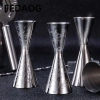 Cốc đo Cocktail FEDAOG 30/45ml Thép không gỉ Jigger - Họa tiết lá và đầu lâu, giảm giá 218.460₫