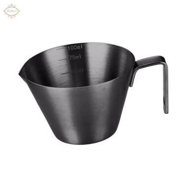 cốc đo thép không gỉ 304 3oz Espresso đa năng, tay cầm tiện cho bar, nhà hàng, làm bánh - 93.500₫