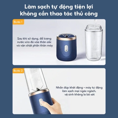 Cốc ép trái cây cầm tay tự động – Nhỏ gọn, dễ dùng, phù hợp học sinh, giá 180.000₫ 5