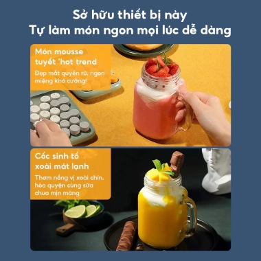 Cốc ép trái cây cầm tay tự động – Nhỏ gọn, dễ dùng, phù hợp học sinh, giá 180.000₫ 7