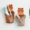 Cốc gấu dán tường đựng bàn chải & kem đánh răng - Nâu siêu đáng yêu, chỉ 22.000₫ 2