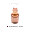 Cốc gấu dán tường đựng bàn chải & kem đánh răng - Nâu siêu đáng yêu, chỉ 22.000₫ 9