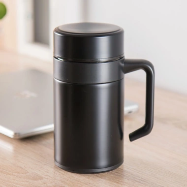 Cốc giữ nhiệt vacuum 400ml inox cao cấp không gỉ TT-HOME - Đảm bảo giữ ấm lâu, sang trọng
