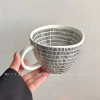 Cốc Gốm Ins Retro Cầm Tay Không Đều để Đựng Cà Phê, Sữa, Yến Mạch, Sữa Chua, Đậu Nành 5