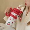 Cốc Happy Cách Nhiệt Thép Không Gỉ 316 930ml - Tặng Charm Hoa, Nút Bịt Ống Hút - Giá chỉ 208.000, free ship 8