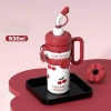 Cốc Happy Cách Nhiệt Thép Không Gỉ 316 930ml - Tặng Charm Hoa, Nút Bịt Ống Hút - Giá chỉ 208.000, free ship 9
