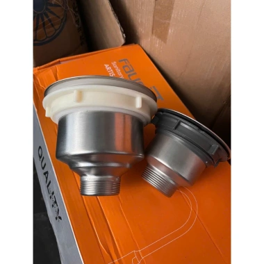 Cốc inox xi phông SUS 304 140mm và 110mm - Chậu rửa chén trắng bạc, giá chỉ 26.000 VND 2