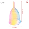 Cốc Kinh Nguyệt Silicon Nhiều Màu, Vệ Sinh Nữ Tính, Tái Sử Dụng, Giá 48.816 VND 9