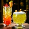 Cốc Ly Thuỷ Tinh Vân Dập Nổi GM KI Phong Cách Hawaii – LY DECOR Cocktail 2.024 Giá 60k