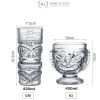 Cốc Ly Thuỷ Tinh Vân Dập Nổi GM KI Phong Cách Hawaii – LY DECOR Cocktail 2.024 Giá 60k 3