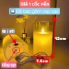 Cốc nến thủy tinh điện tử đèn cầy sạc ly trang trí nhà hàng quán cafe - 160.000 VND 9