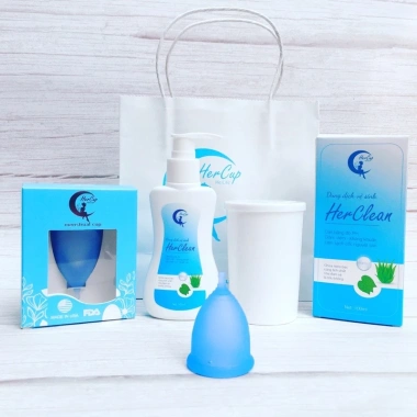 Cốc Nguyệt San Hercup Made in USA giảm giá 439k VND, chất liệu cao cấp, thiết kế tinh tế