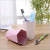 Cốc Nhựa Lúa Mạch Hình Lục Giác Đánh Răng, Uống Nước, Đựng Bàn Chải – Tiện Dụng Nhà Tắm và Du Lịch, 8.454đ 3