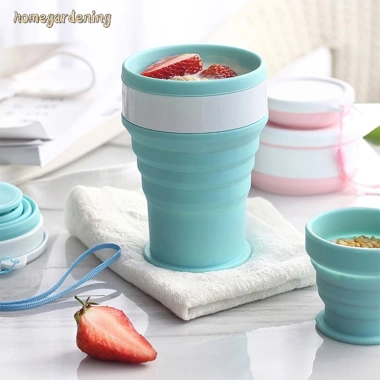 Cốc nước gấp gọn silicone tiện lợi, nhẹ bền, phù hợp du lịch - Giá 50,094₫