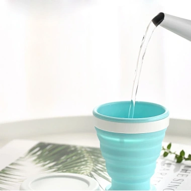 Cốc nước gấp gọn silicone tiện lợi, nhẹ bền, phù hợp du lịch - Giá 50,094₫