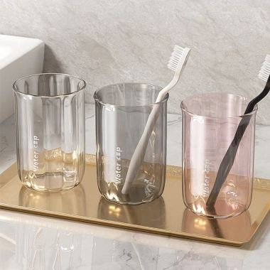 Cốc Nước Súc Miệng Sang Trọng - Ly Nhựa Trong Suốt, Giá Ưu Đãi 27.000đ