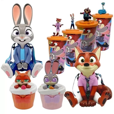 Cốc Nước Zootopia 2 Nick Judy - Cốc đeo ngang hoạt hình cho bé, quà Giáng Sinh, giá 220.000 VND