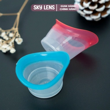 Cốc rửa mắt silicon Sky Contact Lens Giá chỉ 15.000₫ sạch mắt an toàn tiện lợi độ sạch tối ưu 2 Cốc rửa mắt silicon Sky Contact Lens Giá chỉ 15.000₫ sạch mắt an toàn tiện lợi độ sạch tối ưu 2