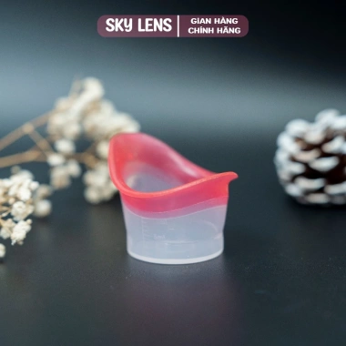 Cốc rửa mắt silicon Sky Contact Lens Giá chỉ 15.000₫ sạch mắt an toàn tiện lợi độ sạch tối ưu