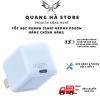 Cốc sạc nhanh 20W GaN Remax U135 - Type C nhỏ gọn, công nghệ GaN, bảo hành 6 tháng, giảm giá 139k, phù hợp cho điện thoại, máy tính bảng, laptop