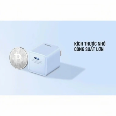 Cốc sạc nhanh 20W GaN Remax U135 - Type C nhỏ gọn, công nghệ GaN, bảo hành 6 tháng, giảm giá 139k, phù hợp cho điện thoại, máy tính bảng, laptop