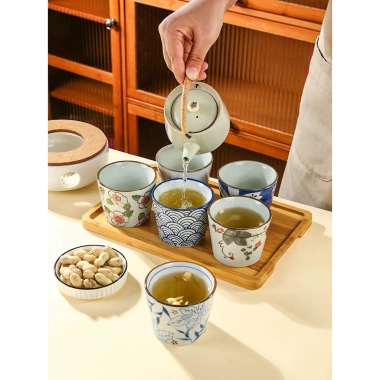 Cốc sứ phong cách Nhật cho nước, trà, cafe – Quà tặng Nhà của Nâu, giảm còn 34.229₫