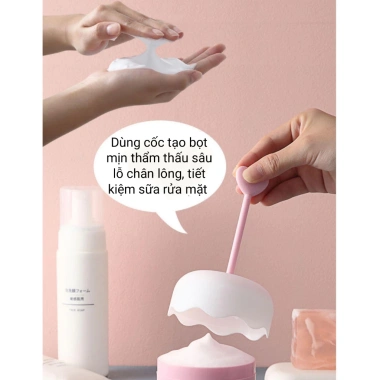 Cốc tạo bọt sữa rửa mặt - Thẩm thấu nhanh, làm sạch lỗ chân lông, chỉ 36.900đ