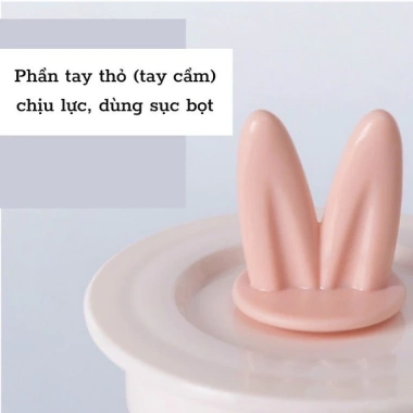 Cốc tạo bọt Tai Thỏ cao cấp – tạo bọt sữa rửa mặt dịu da, nhiều màu sắc, giá ưu đãi 20.000đ