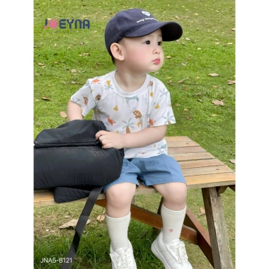 Cộc Tay Bé Trai In Tràn Cá Heo Cây Dừa Cotton Mềm Mịn – Siêu Cute, Thoáng Mát, Giá 215.000₫ (Giảm 62.350₫) 3