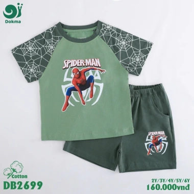 Cộc Tay Dokma Bé Trai 11-22kg 2-6Y - Thoáng Khí, Độ Bền Cao, Giá 150.000₫