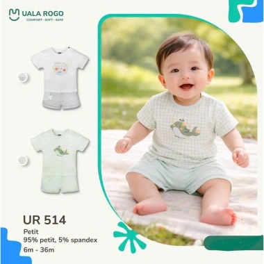 Cộc tay hoạ tiết đáng yêu cho bé trai và bé gái 6,5-16kg UalaRogo UR series giá ưu đãi 155k 9 Cộc tay hoạ tiết đáng yêu cho bé trai và bé gái 6,5-16kg UalaRogo UR series giá ưu đãi 155k 9