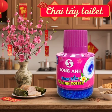Cốc thả bồn cầu khử mùi SONG ANH 3 chai diệt khuẩn chống ố vàng 49.000đ
