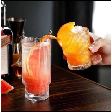 Cốc thủy tinh 2 tầng sọc Ngấn – Uống sinh tố, cafe xinh, decor bàn tiệc – Chỉ 17.000 VND 2 Cốc thủy tinh 2 tầng sọc Ngấn – Uống sinh tố, cafe xinh, decor bàn tiệc – Chỉ 17.000 VND 2