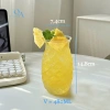 Cốc Thủy Tinh 480ml Họa Tiết Quả Dứa Dễ Thương, Chịu Nhiệt, Ly Uống Sinh Tố & Nước Ép – Giá 33.900đ 6