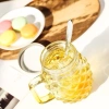 Cốc thủy tinh 500ml quai hình quả dứa dày dặn, kèm nắp nhôm - Thiết kế độc đáo, giá ưu đãi 19.500đ 3