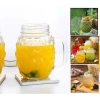Cốc thủy tinh 500ml quai hình quả dứa dày dặn, kèm nắp nhôm - Thiết kế độc đáo, giá ưu đãi 19.500đ 9