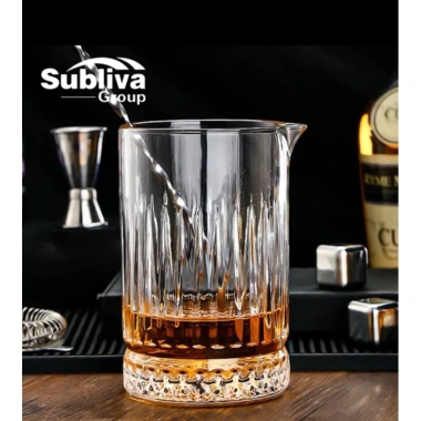 Cốc thủy tinh 700ml có vòi rót và chân đế kim cương - Dày dặn, thích hợp cocktail 4 Cốc thủy tinh 700ml có vòi rót và chân đế kim cương - Dày dặn, thích hợp cocktail 4