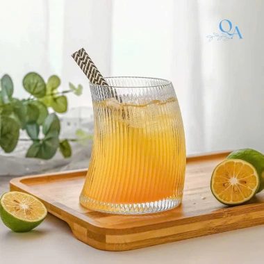 Cốc Thủy Tinh Cong Cao Cấp - Ly Sinh Tố & Nước Ép - Giá Siêu Tiết Kiệm 40k 4