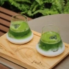 Cốc thủy tinh decor kiểu núi lửa phong cách Nhật Bản 320ml - Giá ưu đãi 39.000đ