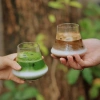 Cốc thủy tinh decor kiểu núi lửa phong cách Nhật Bản 320ml - Giá ưu đãi 39.000đ 2