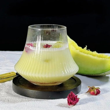 Cốc thủy tinh decor kiểu núi lửa phong cách Nhật Bản 320ml - Giá ưu đãi 39.000đ 4