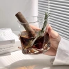 Cốc thủy tinh decor xoắn sáng tạo - ly whisky cao cấp, giá 15.000đ 6