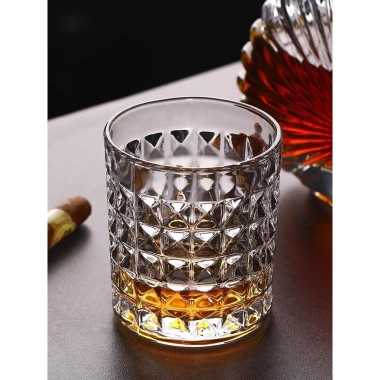 Cốc Thủy Tinh Nhập Khẩu – Ly Uống Nước Sang Trọng, Decor Phòng Khách & Văn Phòng, 25k