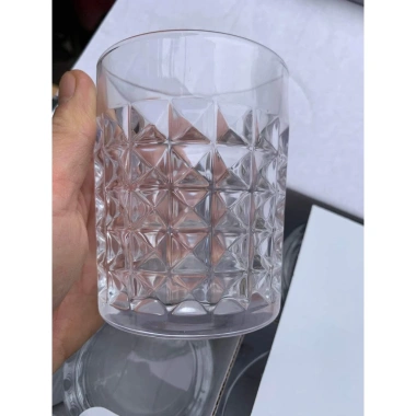 Cốc Thủy Tinh Nhập Khẩu – Ly Uống Nước Sang Trọng, Decor Phòng Khách & Văn Phòng, 25k