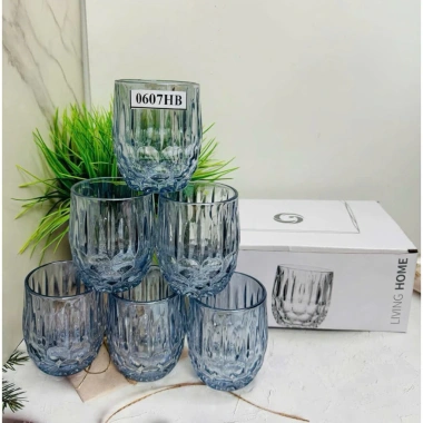Cốc thuỷ tinh tròn 210ml Siêu sang - Huydecor, Giá ưu đãi 50.000 VND 6