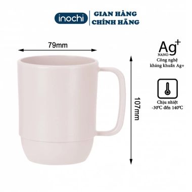 Cốc uống nước Inochi Amori Nhật Bản, quai nhựa chịu nhiệt cao cấp - Giá 18.000₫ 2 Cốc uống nước Inochi Amori Nhật Bản, quai nhựa chịu nhiệt cao cấp - Giá 18.000₫ 2