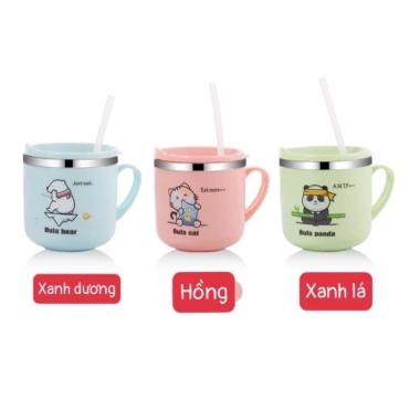 Cốc uống nước inox 304 giữ nhiệt, tặng cọ ống hút - Giá chỉ 42.000đ 4