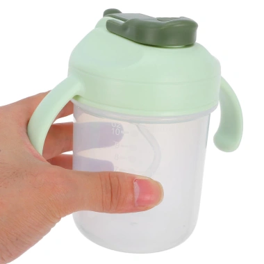 Cốc Uống Nước Người Cao Tuổi Ống Hút Hỗ Trợ Silicone Xanh VNSG Tiện lợi An toàn 6