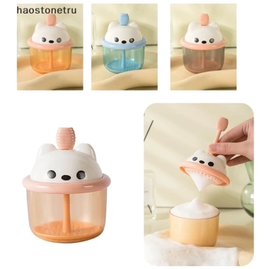 Cốc và Bình Tạo Bọt Thú Dễ Thương 8.3x5.5cm - Cho Sữa Rửa Mặt, Dầu Gội, Dưỡng Da 6
